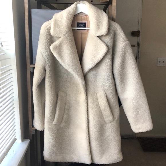 mid length sherpa coat